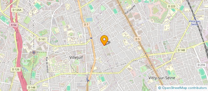 localisation de l'entreprise DKV SERRURERIE à VITRY-SUR-SEINE