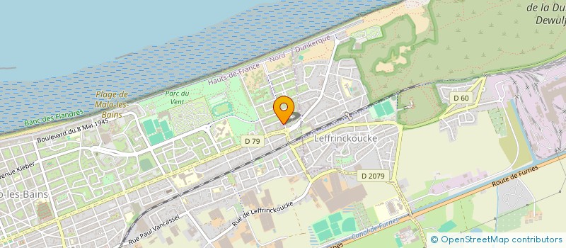 localisation de l'entreprise DKW IMMO à DUNKERQUE