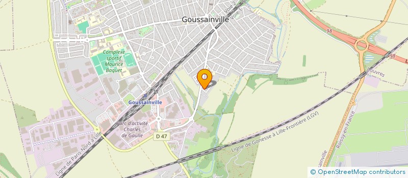 localisation de l'entreprise DKZ à GOUSSAINVILLE