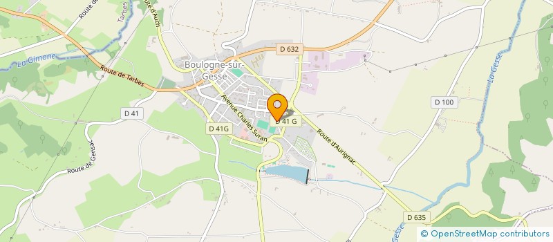 localisation de l'entreprise DKZ ARTISAN  BOULOGNE-SUR-GESSE