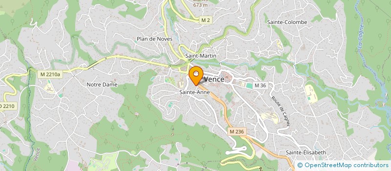 localisation de l'entreprise DKZ FRANCE CREATIONS à VENCE