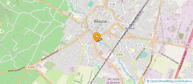 localisation de l'entreprise DL 20 à BEAUNE