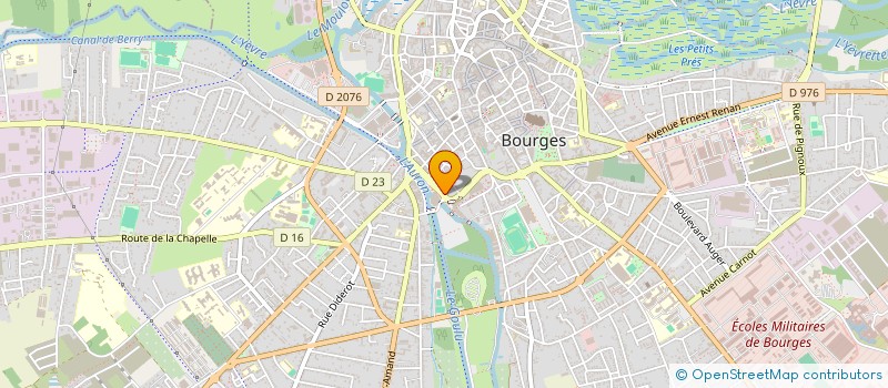 localisation de l'entreprise DL  BOURGES