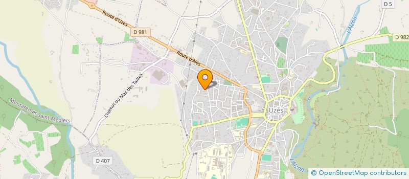 localisation de l'entreprise DL  UZES