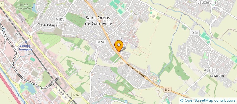 localisation de l'entreprise DL à SAINT-ORENS-DE-GAMEVILLE