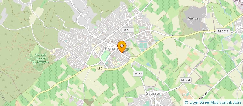 localisation de l'entreprise DL à PIGNAN