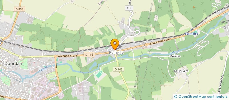 localisation de l'entreprise DL  ROINVILLE