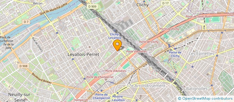 localisation de l'entreprise DL à LEVALLOIS-PERRET