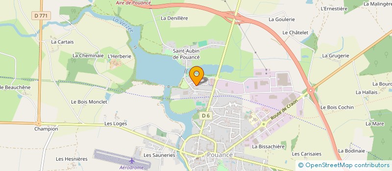 localisation de l'entreprise DL à OMBREE D'ANJOU