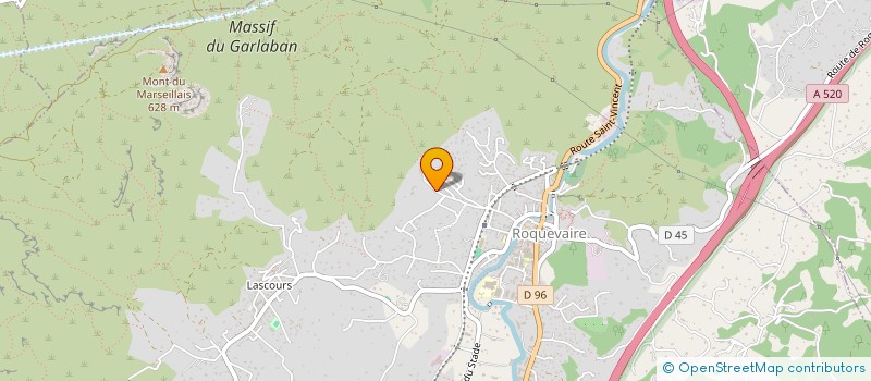 localisation de l'entreprise DL  ROQUEVAIRE