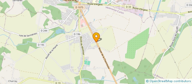 localisation de l'entreprise DL AGENCEMENT à VEZERONCE-CURTIN