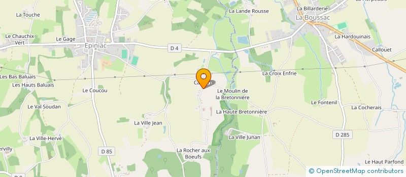 localisation de l'entreprise DL AGENCEMENTS  EPINIAC