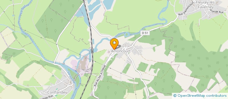 localisation de l'entreprise DL.AR.DEVELOPPEMENT  CHAUX-LES-PORT