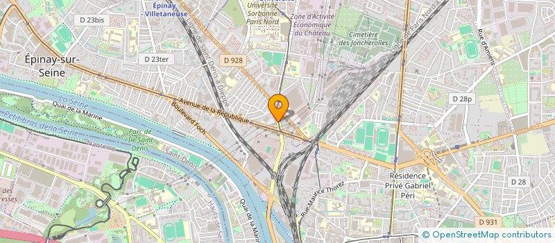 localisation de l'entreprise DL AUTOMOBILE à EPINAY SUR SEINE