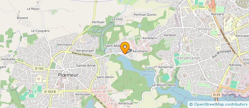 localisation de l'entreprise DL AUTOMOBILES à PLOEMEUR