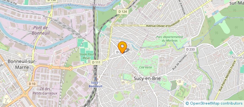 localisation de l'entreprise DL CAFE  SUCY-EN-BRIE