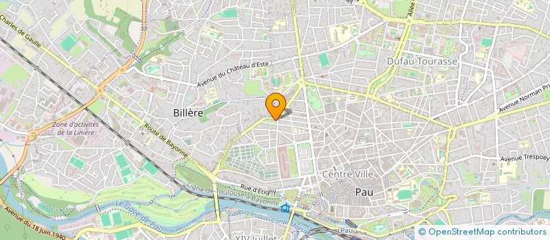 localisation de l'entreprise DL COACHING à PAU