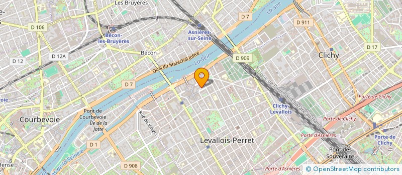 localisation de l'entreprise DL CONSEIL à LEVALLOIS-PERRET