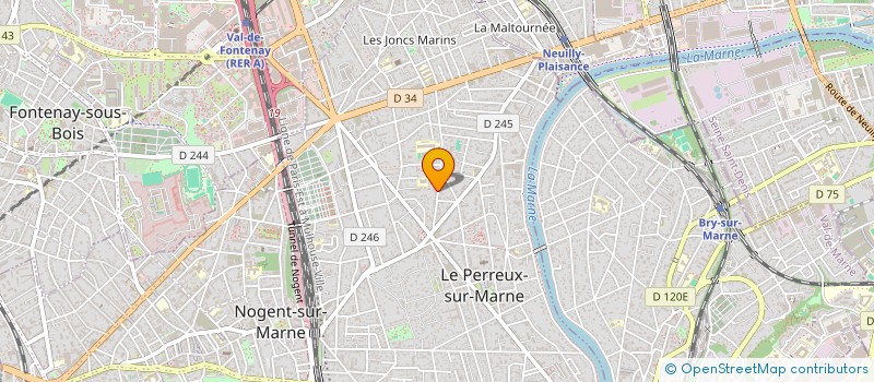 localisation de l'entreprise DL CONSEILS  LE PERREUX-SUR-MARNE