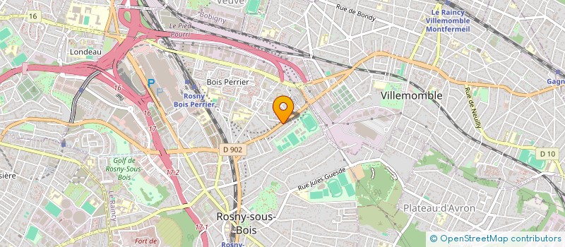 localisation de l'entreprise DL CONSEILS à ROSNY-SOUS-BOIS