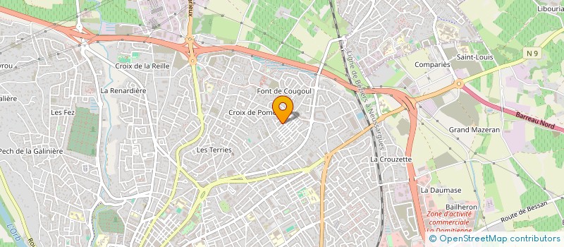 localisation de l'entreprise DL CONSTRUCTIONS  BEZIERS