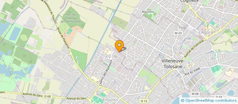 localisation de l'entreprise DL CONSULTING à VILLENEUVE-TOLOSANE