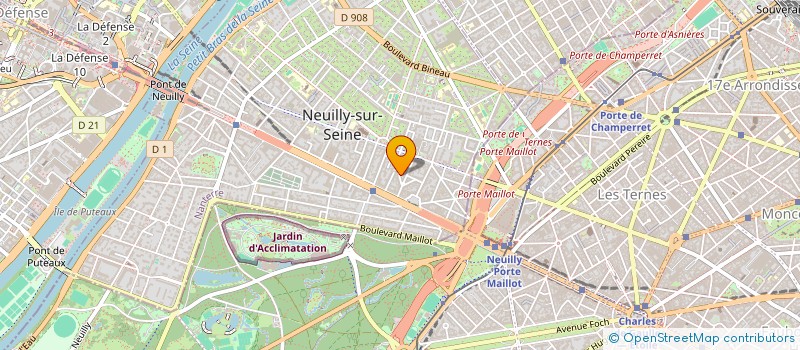 localisation de l'entreprise DL CONSULTING à NEUILLY-SUR-SEINE