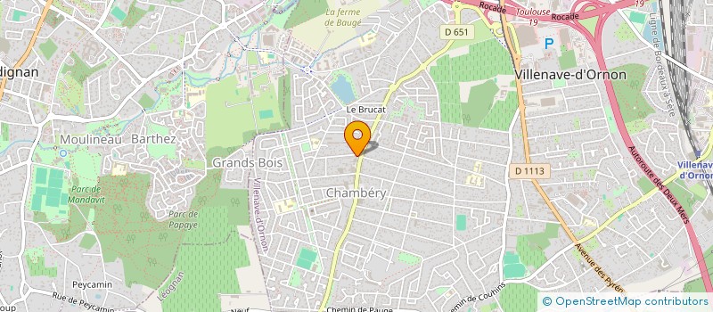 localisation de l'entreprise DL COURTAGE à VILLENAVE-D'ORNON