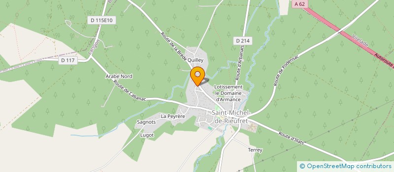 localisation de l'entreprise DL COUVERTURE  SAINT-MICHEL-DE-RIEUFRET