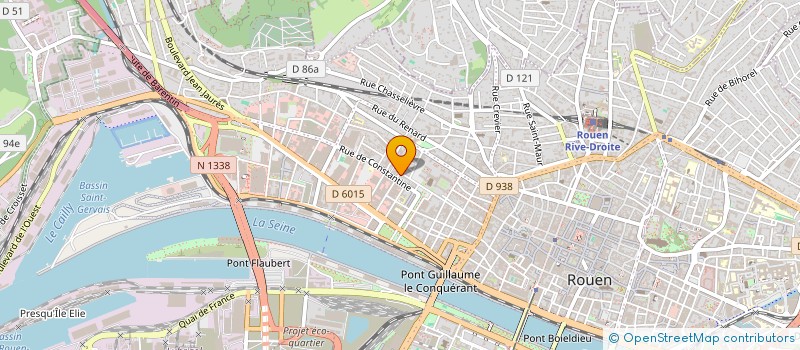 localisation de l'entreprise DL DIFFUSION à ROUEN