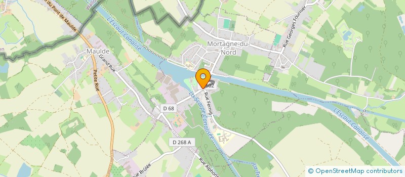 localisation de l'entreprise DL DIFFUSION à MORTAGNE-DU-NORD
