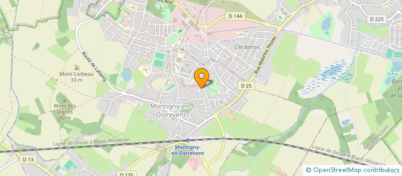 localisation de l'entreprise DL DIFFUSION  MONTIGNY-EN-OSTREVENT