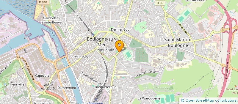 localisation de l'entreprise DL DISTRIBUTION à BOULOGNE-SUR-MER
