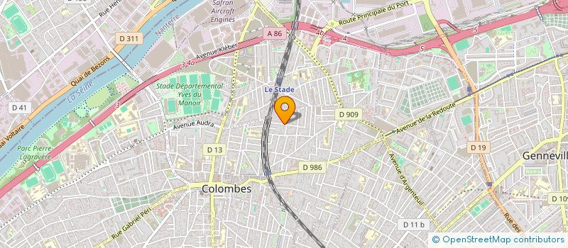 localisation de l'entreprise DL ER INVEST 83  COLOMBES