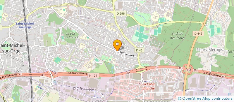 localisation de l'entreprise DL EXPLOITATION à SAINTE-GENEVIEVE-DES-BOIS