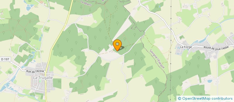 localisation de l'entreprise DL FINANCE 72  NEUVILLE-SUR-SARTHE