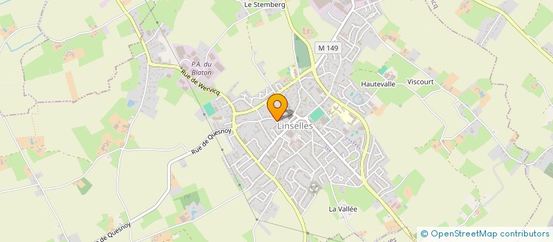 localisation de l'entreprise DL FINANCES à LINSELLES