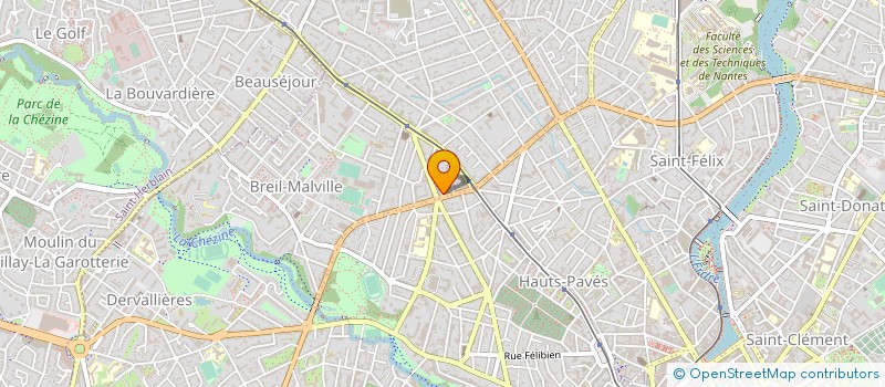 localisation de l'entreprise DL GESTION à NANTES