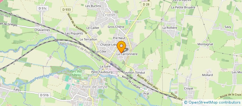 localisation de l'entreprise DL HOLDING à CROTTET