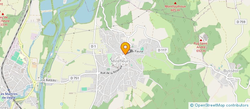 localisation de l'entreprise DL HOLDING  MIREFLEURS