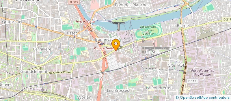 localisation de l'entreprise DL IMMO 69  ECULLY