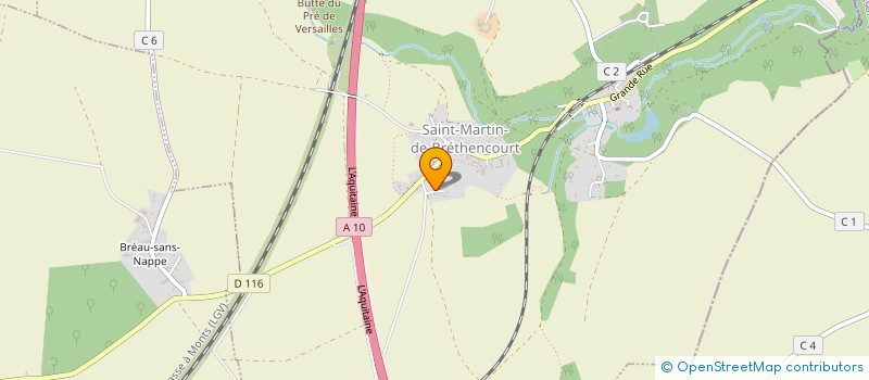 localisation de l'entreprise DL IMMO  SAINT-MARTIN-DE-BRETHENCOURT