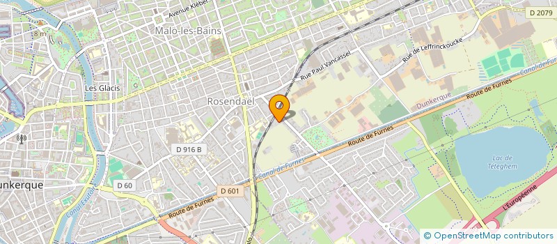 localisation de l'entreprise DL IMMO à DUNKERQUE