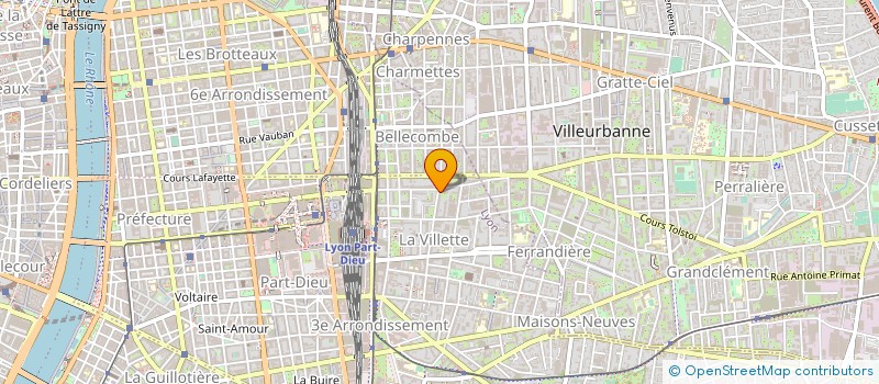 localisation de l'entreprise DL IMMOBILIER à GENAS
