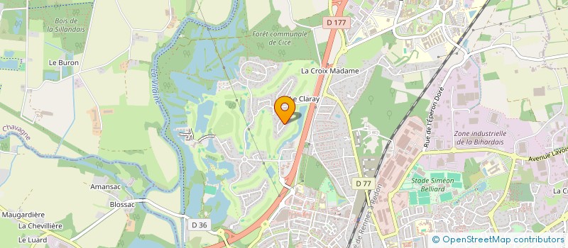 localisation de l'entreprise DL INGENIERIE à BRUZ