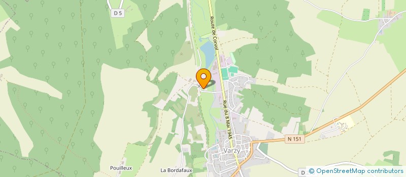 localisation de l'entreprise DL INTERNATIONAL  VARZY