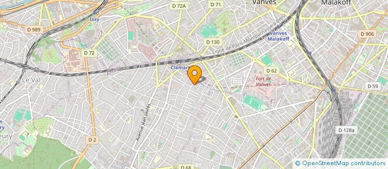 localisation de l'entreprise DL INVEST  CLAMART