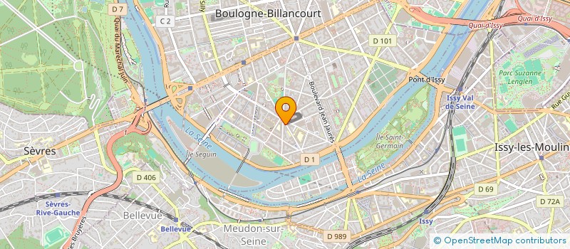 localisation de l'entreprise DL INVEST  BOULOGNE-BILLANCOURT