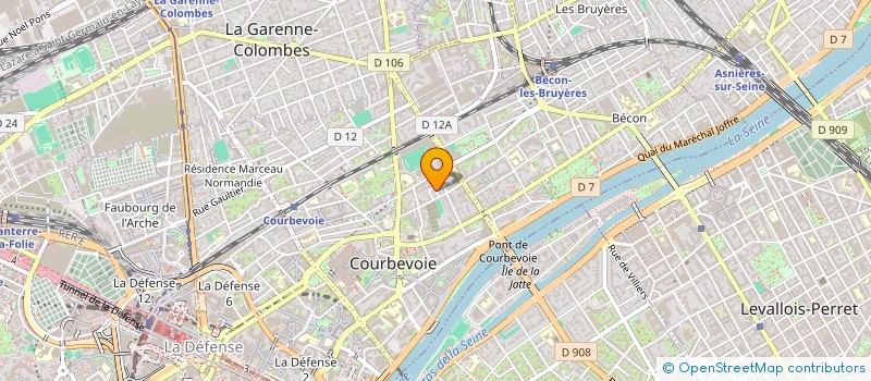 localisation de l'entreprise DL INVEST  COURBEVOIE