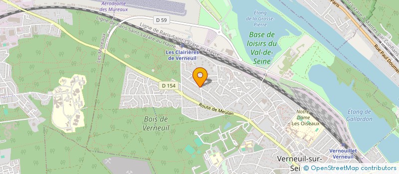 localisation de l'entreprise DL INVEST  VERNEUIL-SUR-SEINE